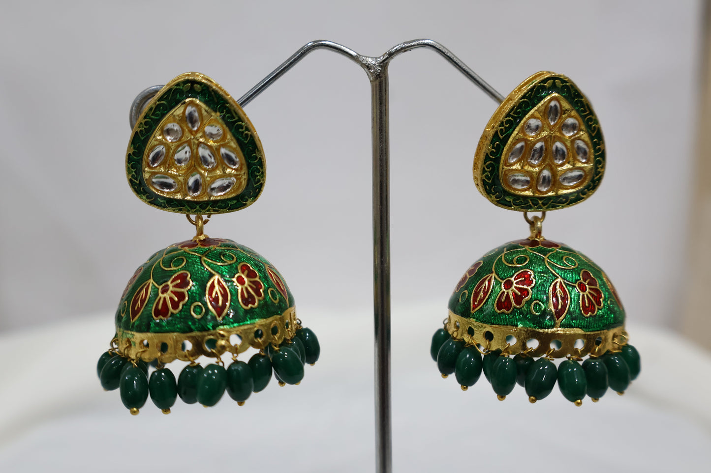 Stunning Green Jhumka SIVA by Anika