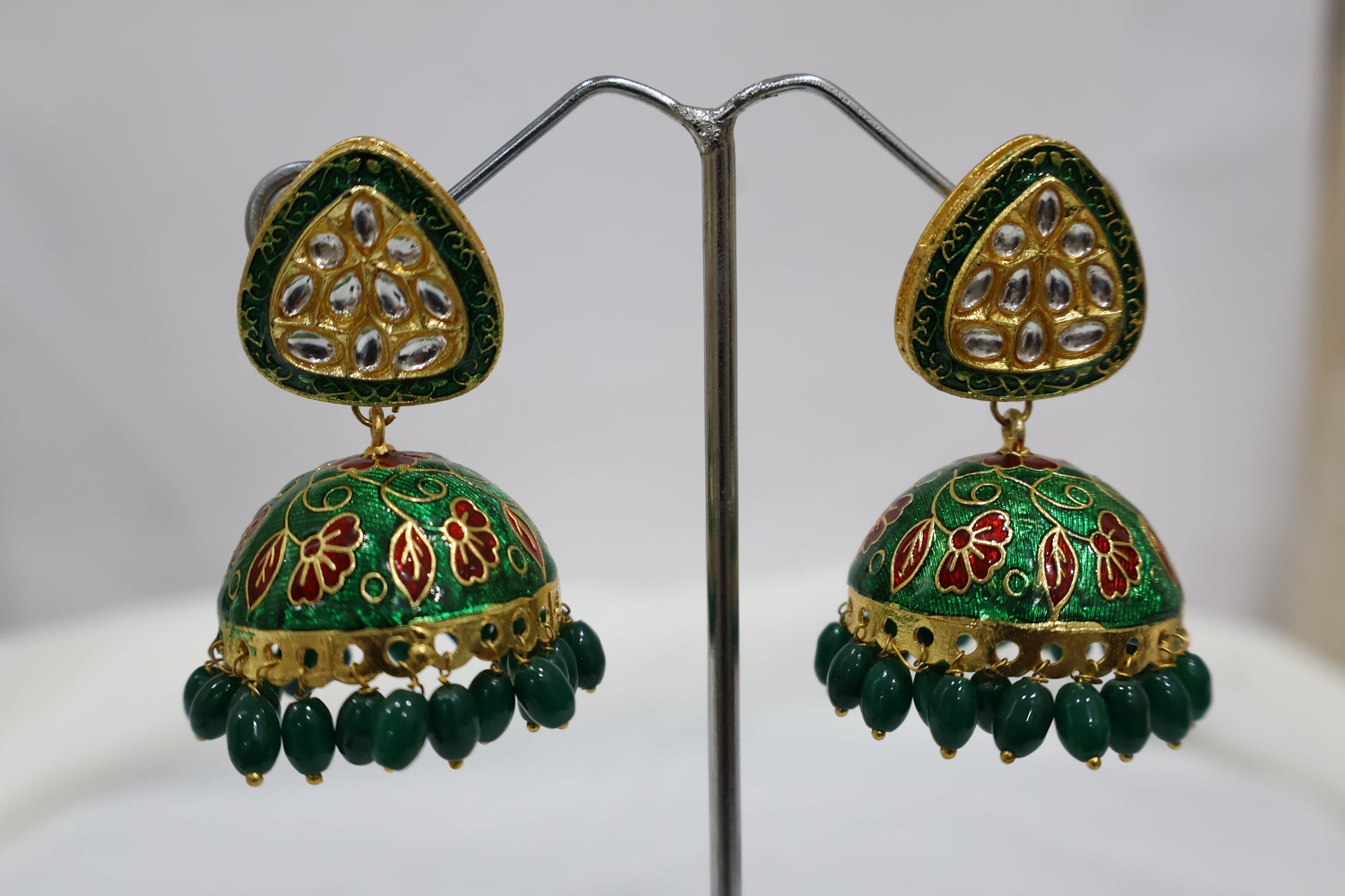 Stunning Green Jhumka SIVA by Anika