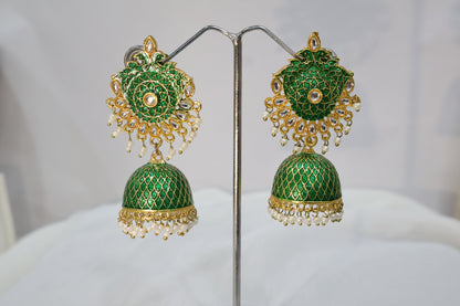 Dazzling Jhumka Earrings SIVA by Anika