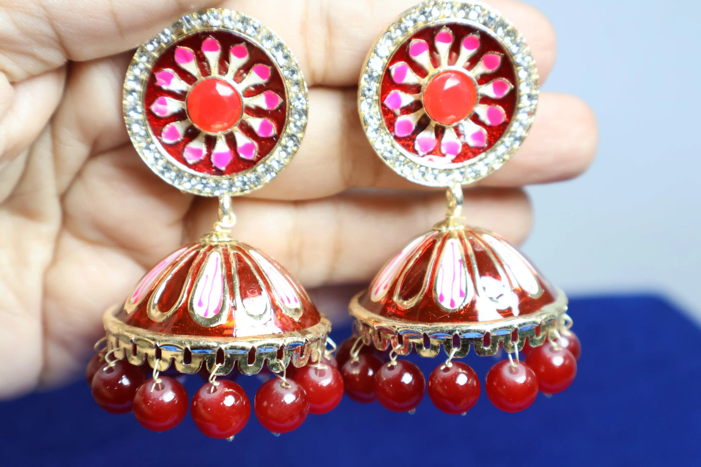 Rani jaipuri Jhumkas SIVA by Anika