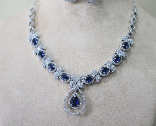 Vibrant Blue Jewellery Set SIVA by Anika