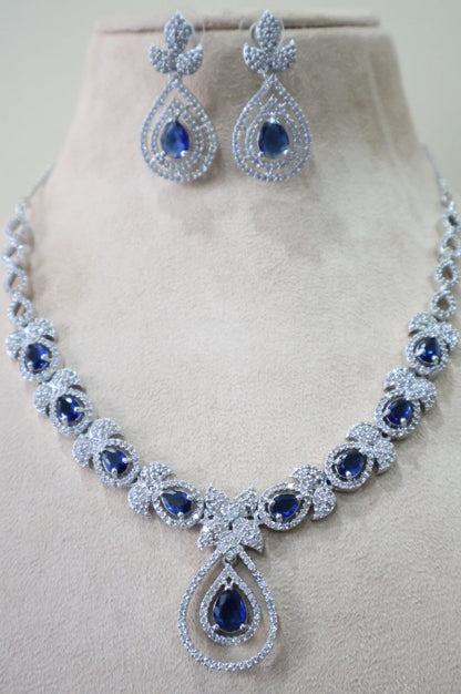 Vibrant Blue Jewellery Set SIVA by Anika